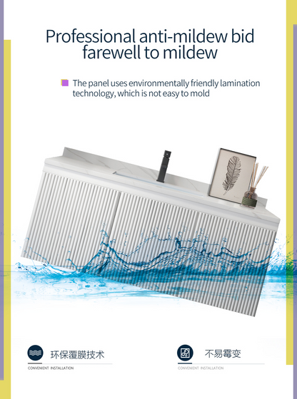 New Wall-Mounted Bathroom Vanity - Smart, High-End Modern Design