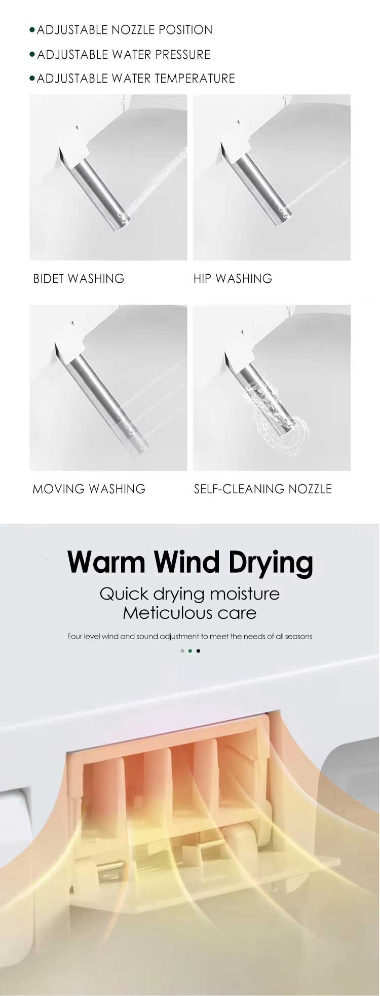 Japanese Auto-Flush Smart Toilet - CE Certified, Water Saving