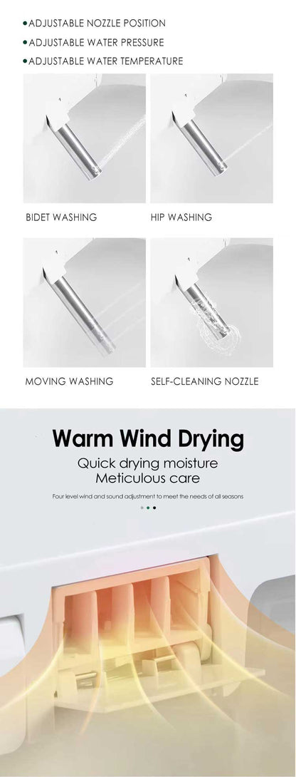 Japanese Auto-Flush Smart Toilet - CE Certified, Water Saving