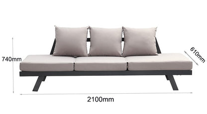 Weatherproof Outdoor Sun Bed - Waterproof Garden Sofa Bed