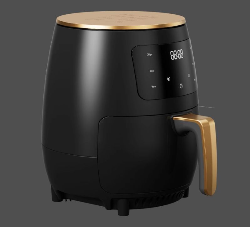 Large Capacity Smart Air Fryer - Modern Electric with 1-Year Warranty