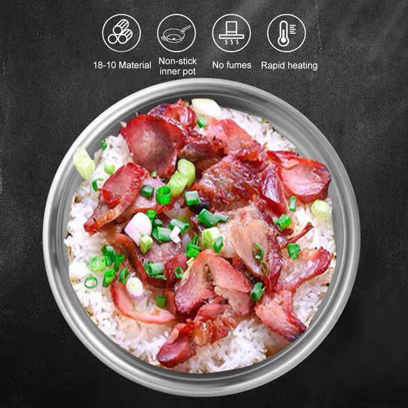 Smart IH Rice Cooker - 304 Stainless Steel Pot, Low Sugar