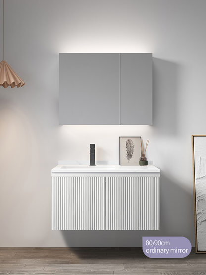 New Wall-Mounted Bathroom Vanity - Smart, High-End Modern Design