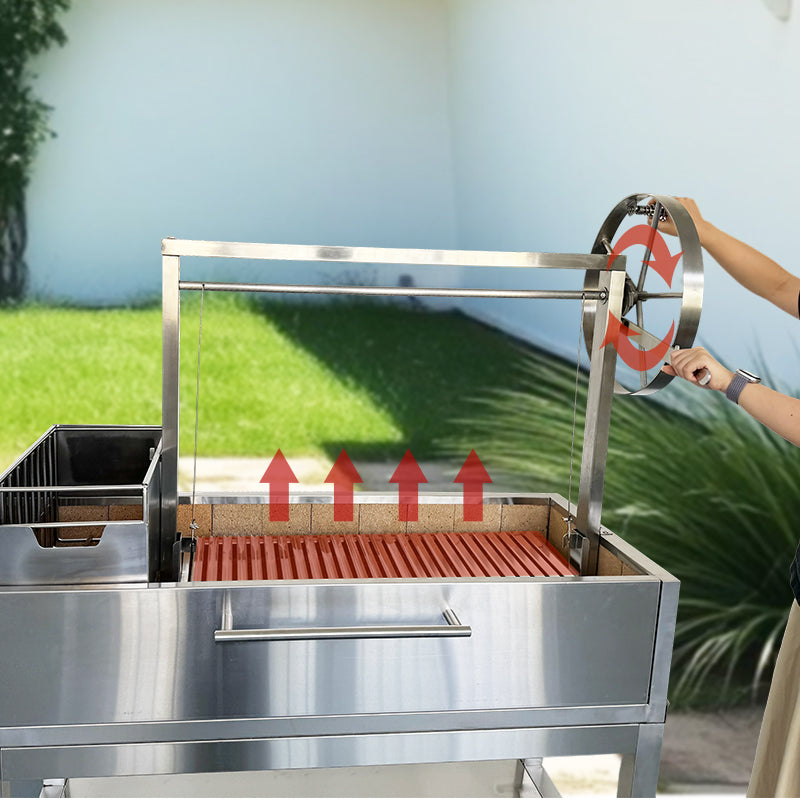 Stainless Steel Charcoal Barbecue Restaurant Grill