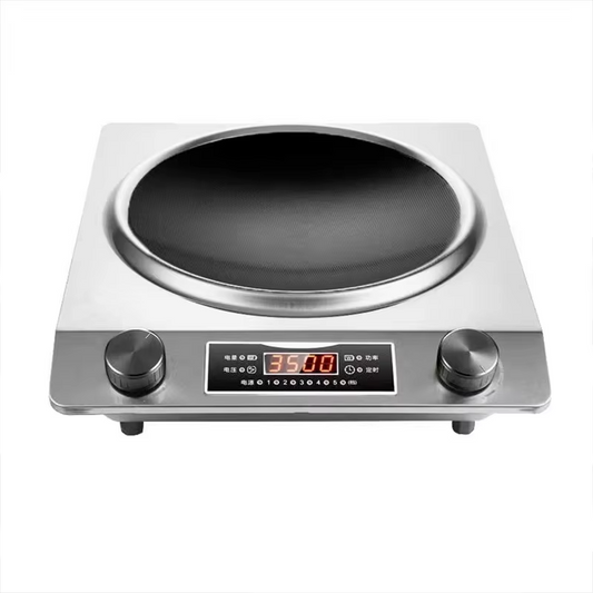 Wholesale 3500W Commercial Induction Cooker - Stainless Steel, Knob Control
