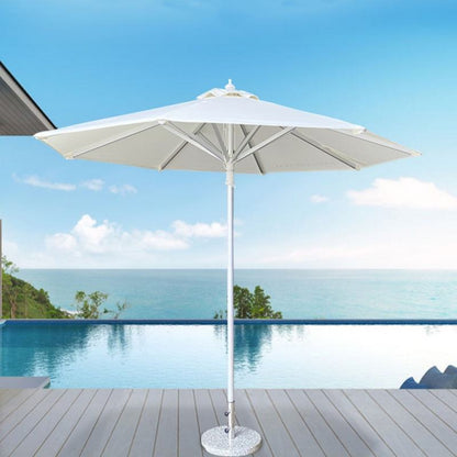 Windproof Pagoda Beach Umbrella - Aluminum for Pool & Garden