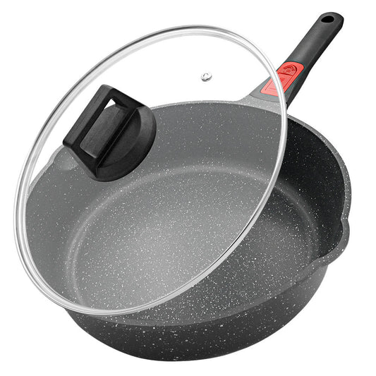 Induction Non-Stick Fry Pan - Detachable Handle, Cast Aluminum
