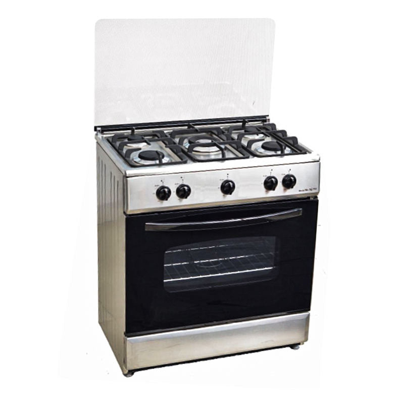 Commercial 36" Gas Range with Steam Baking - 5 Sealed Burners & Built-in Convection Oven